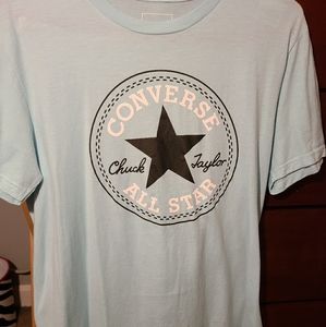 Teal converse shirt
